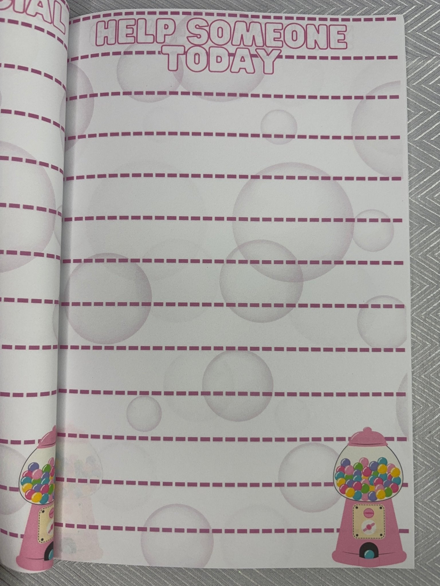 Bubble Gum Thoughts: Journaling for Girls. - DDDJournaling