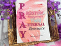 Pink Prayer Journal With Cast Your Cares Kit - DDDJournaling