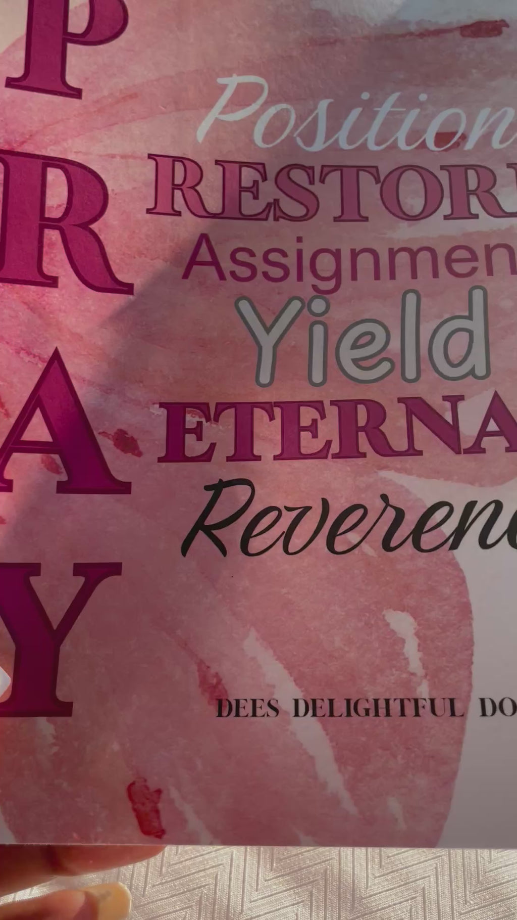 Pink Prayer Journal