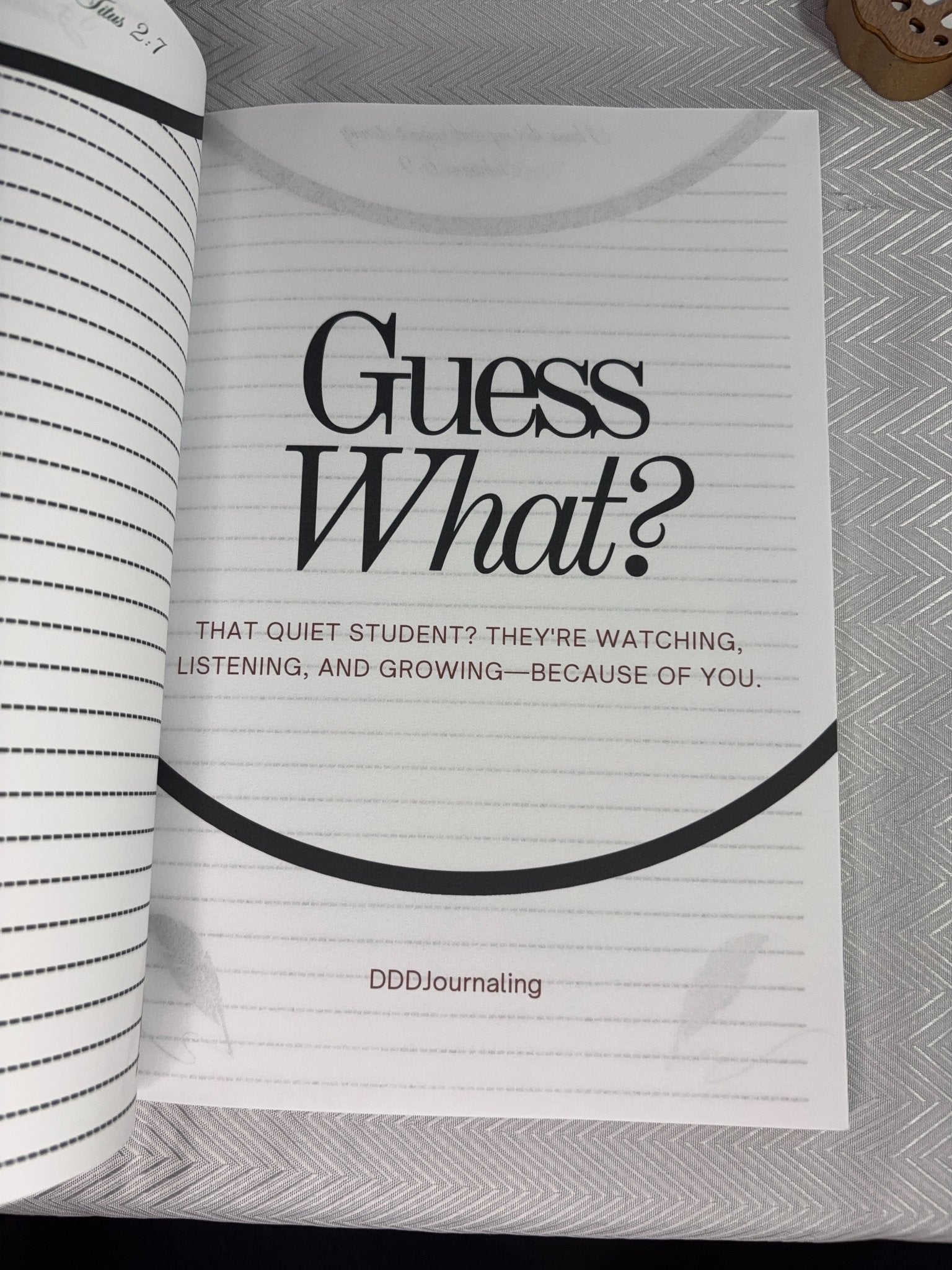 Teacher Journal planner - DDDJournaling