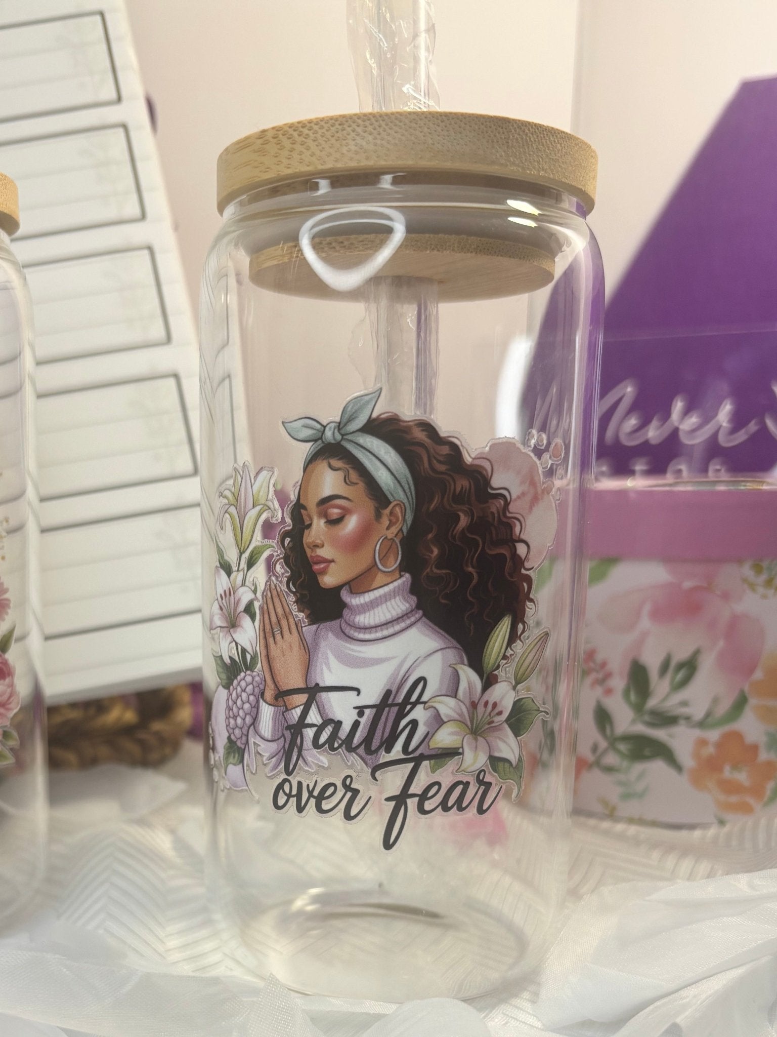 Women's Inspirational Glass Tumbler - DDDJournaling